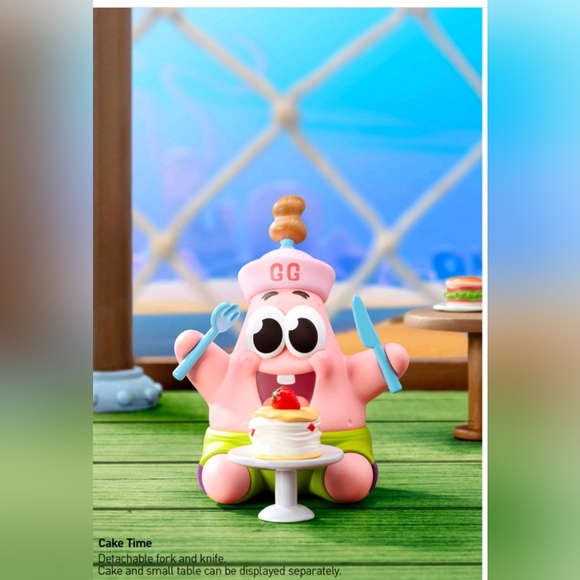 Pop Mart Spongebob Best Friends - Patrick Cake Time - Picture 2 of 2